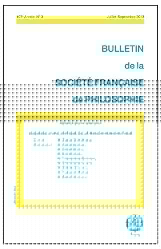 Esquisse d'une critique de la raison humoristique séance du 1er juin 2013