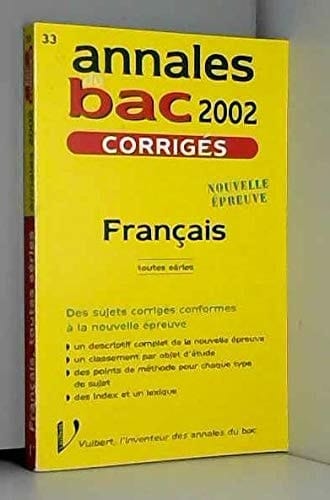 Francais Toutes Series. Corriges 2002