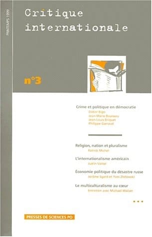 Critique Internationale N°3 Printemps 1999
