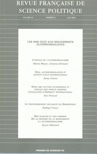 Les ONG face aux mouvements altermondialistes