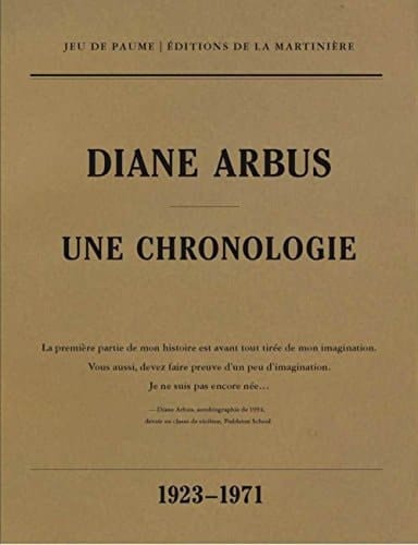 Diane Arbus une chronologie, 1923-1971