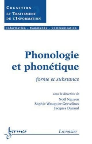 Phonologie et phonétique forme et substance