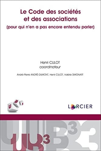Le Code des sociétés et des associations (pour qui n'en a pas encore entendu parler)