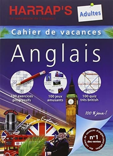 Cahier de vacances anglais adultes 100% jeux