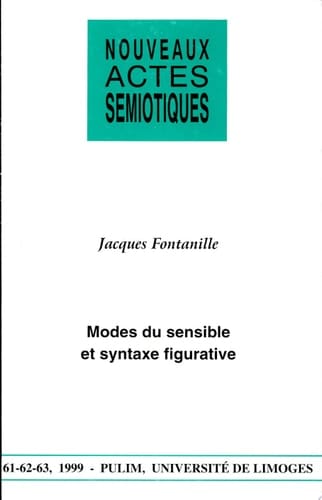 Modes du sensible et syntaxe figurative