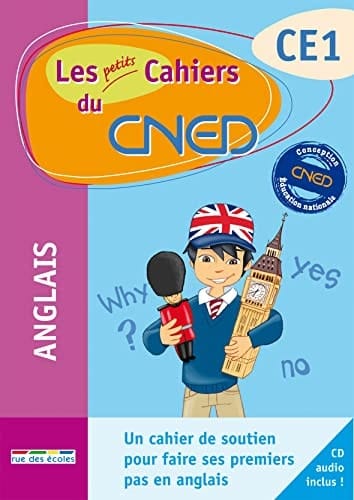 Les petits cahiers du CNED anglais : un cahier de soutien pour faire ses premiers pas en anglais