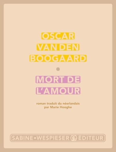 Mort de l'amour roman
