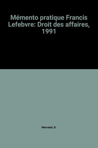 Droit des affaires 1991