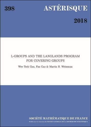 L-groups and the Langlands program for covering groups