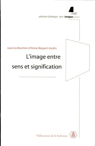 L'image entre sens et signification