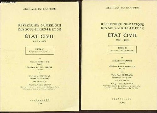 Registres paroissiaux et registres des chapitres ruraux, XVIe s.-1792: Sarre-Union