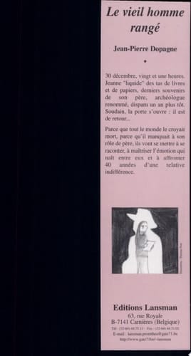 Le vieil homme rangé