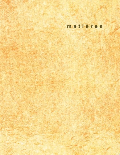 matières 11 Transitions