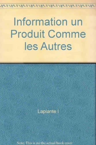 L'information, un produit comme les autres?