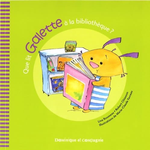 Que lit Galette à la bibliothèque?
