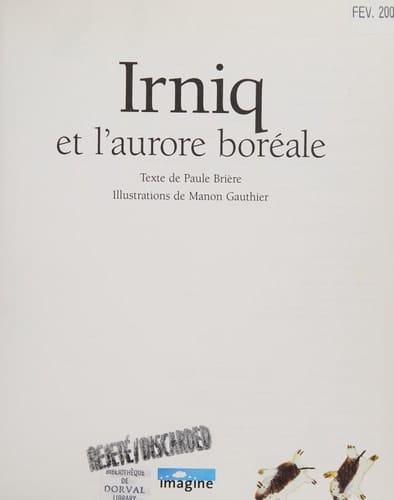 Irniq et l'aurore boréale