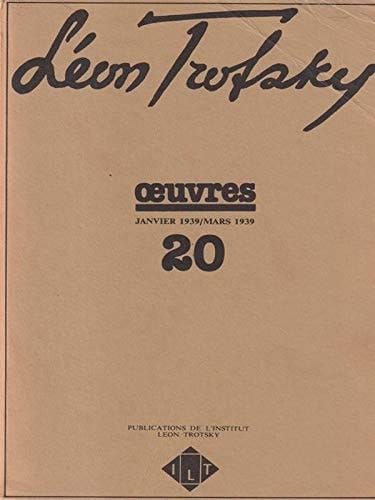 Oeuvres Janvier 1939 à mars 1939