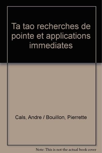 TA-TAO--recherches de pointe et applications immédiates