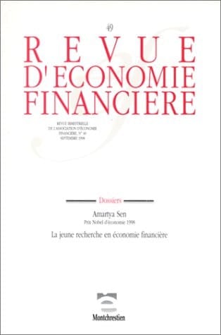Amartya sen La jeune recherche en économie financière