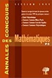 Mathématiques, PC - [session] 1999