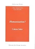 Humanisation? cours 2013-2014