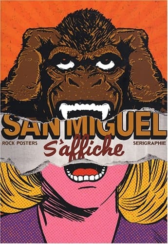 San Miguel s'affiche rock posters, sérigraphie