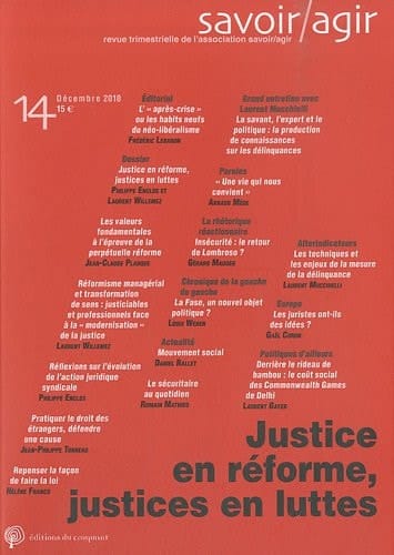 Justice en réforme, justices en luttes