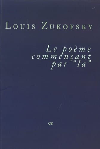 Le poème commençant par "la"