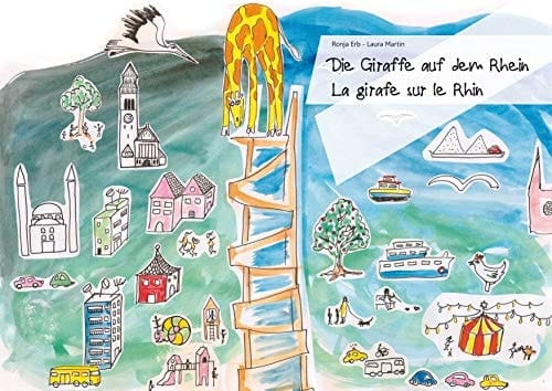 Die Giraffe auf dem Rhein