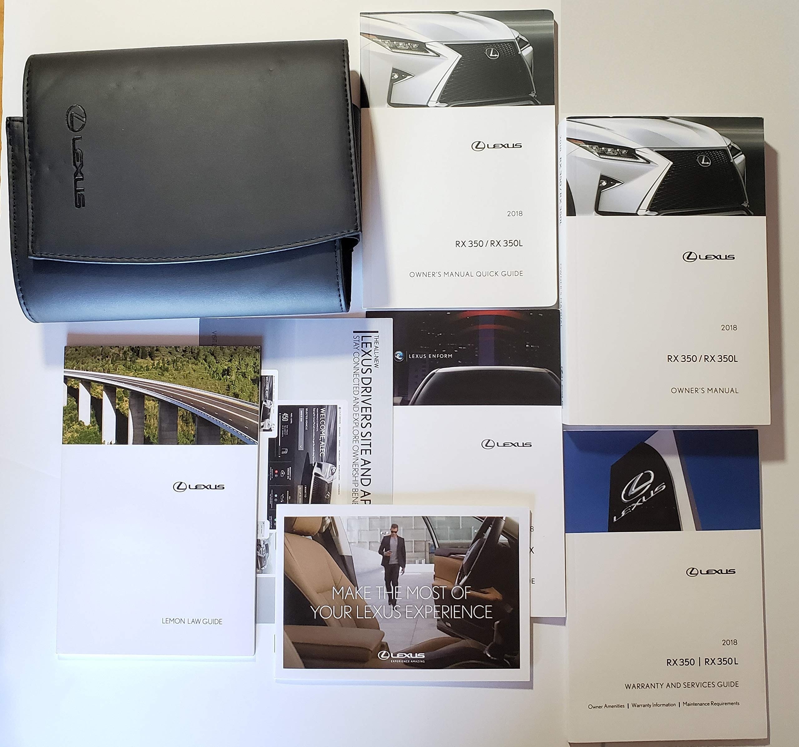 2018 Lexus RX 350 RX 350L Owners Manual 18