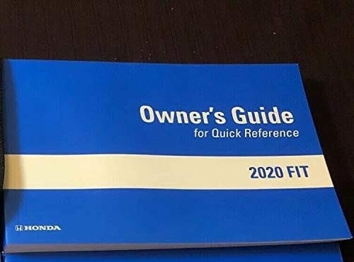 2020 Honda Fit Owners Manual