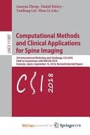 Computational Methods and Clinical Applications for Spine Imaging - 5th International Workshop and Challenge, CSI 2018, Held in Conjunction with MICCAI 2018, Granada, Spain, September 16, 2018, Revised Selected Papers