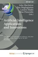Artificial Intelligence Applications and Innovations 15th IFIP WG 12.5 International Conference, AIAI 2019, Hersonissos, Crete, Greece, May 24-26, 2019, Proceedings