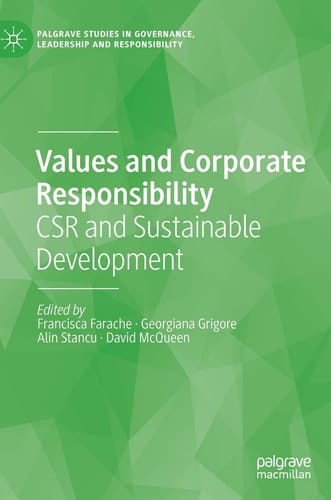 Values and Corporate Responsibility CSR and Sustainable Development