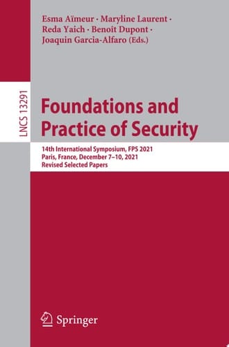 Foundations and Practice of Security
