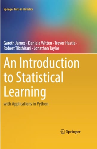 An Introduction to Statistical Learning with Applications in Python