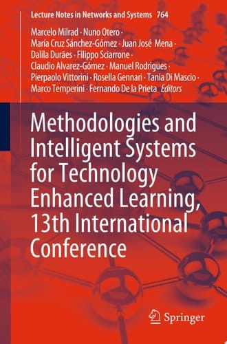 Methodologies and Intelligent Systems for Technology Enhanced Learning, 13th International Conference