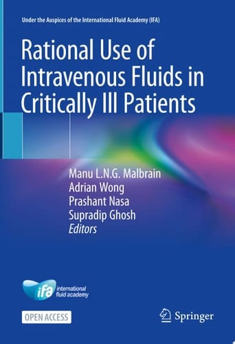 Rational Use of Intravenous Fluids in Critically Ill Patients