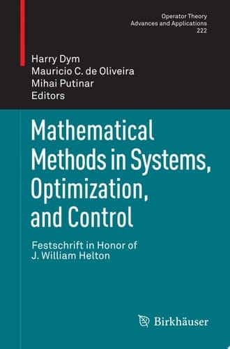 Mathematical Methods in Systems, Optimization, and Control