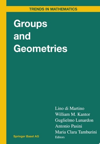 Groups and Geometries Siena Conference, September 1996