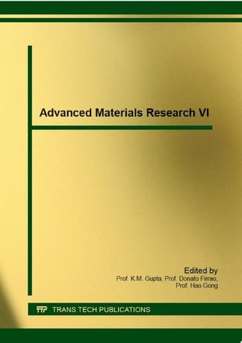 Advanced Materials Research VI