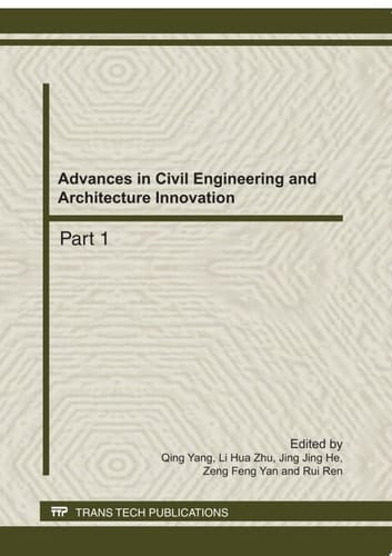 Advances in Civil Engineering and Architecture Innovation