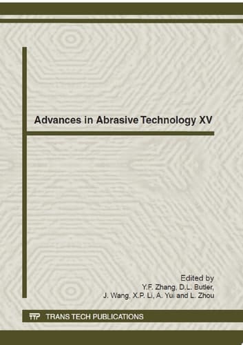 Advances in Abrasive Technology XV