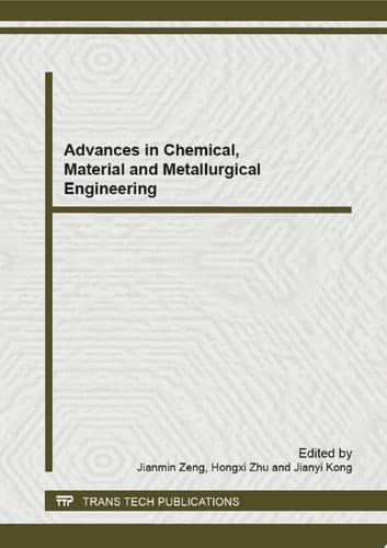 Advances in Chemical, Material and Metallurgical Engineering
