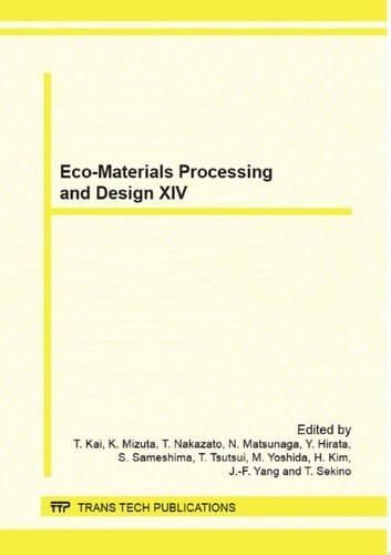 Eco-Materials Processing and Design XIV