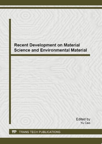 Recent Development on Material Science and Environmental Material