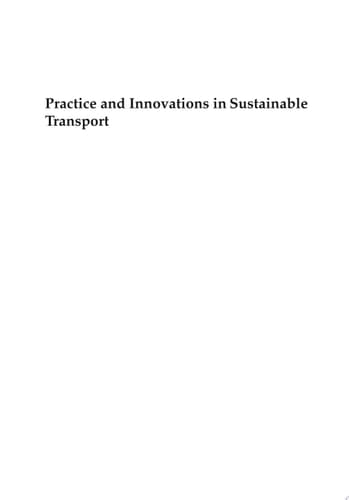 Practice and Innovations in Sustainable Transport