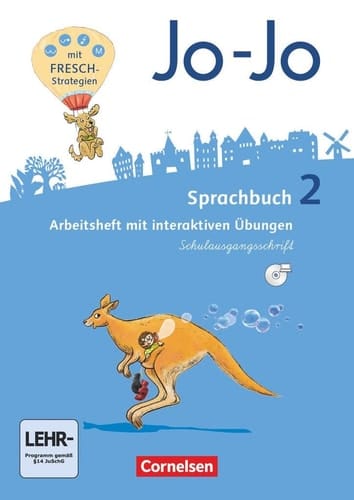 Jo-Jo - Sprachbuch Arbeitsheft mit interkativen Übungen. Schulausgangsschrift / erarbeitet von Frido Brunold [und 3 anderen]