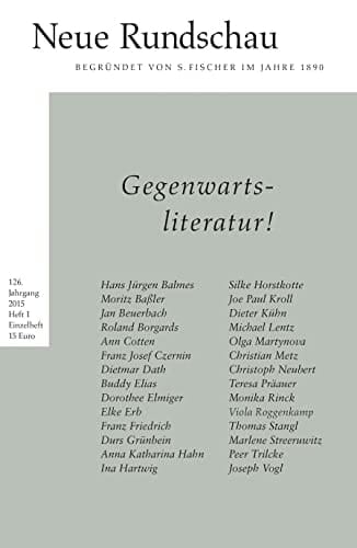 Gegenwartsliteratur!