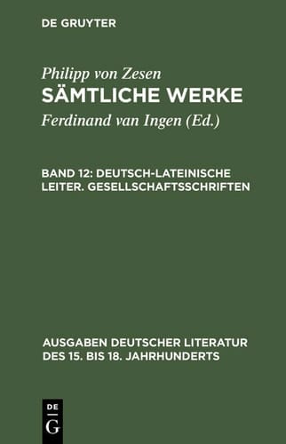 Deutsch-Lateinische Leiter. Gesellschaftsschriften